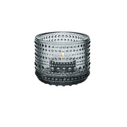 iittala kastehelmi tealight candleholder 64mm grey