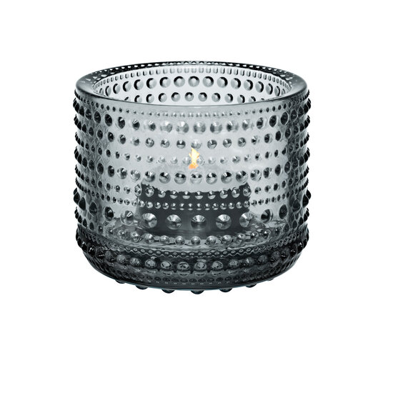 Iittala iittala kastehelmi  candleholder  64mm grey