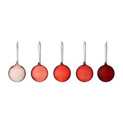 Iittala glas balls red