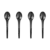 Georg Jensen georg jensen CARAVEL Teaspoon 4pcs, small, black