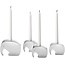 georg jensen Georg Jensen Elephant collection candle holder 4pcs