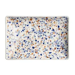 iittala OTC A7 plate 7x10cm Helle blue-brown