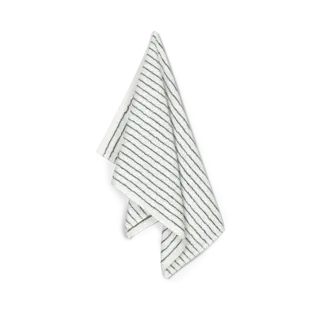 Georg Jensn Damask essential stripe green/white 50x100cm