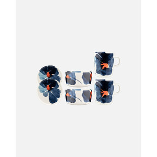 marimekko valssi breakfast set 6st.