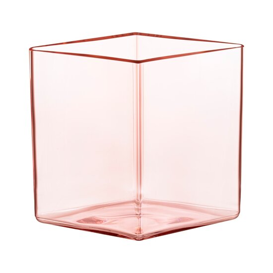 Iittala iittala Ruutu vase 205x180mm salmon pink