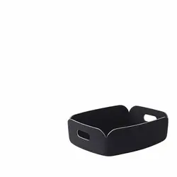 muuto restore tray black 32cm x 39cm x 12cm