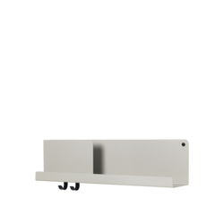 muuto folded shelves medium light grey