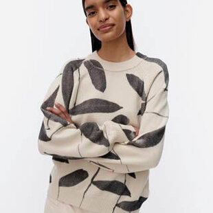 marimekko viivoja paju  pullover mt. m