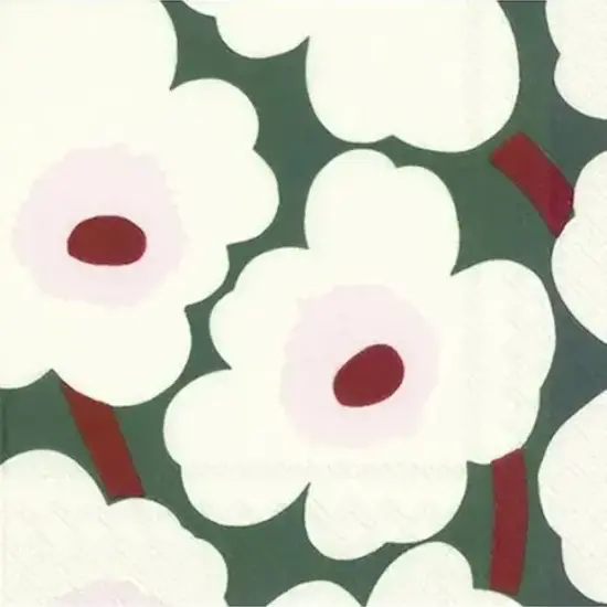 Marimekko marimekko unikko green cream