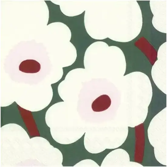 Marimekko marimekko unikko green cream