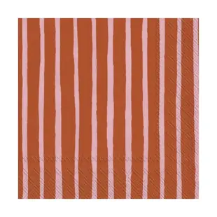 marimekko piccolo pink orange servetten