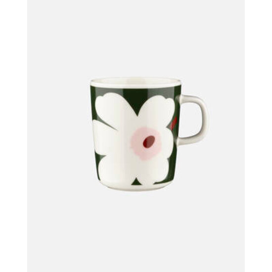 Marimekko marimekko unikko mug  green- white 2,5dl