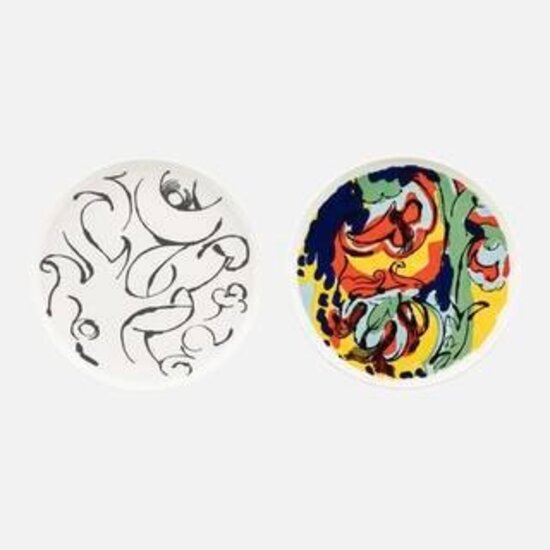 Marimekko marimekko vildstjalk and kraftmo plate 25cm. set 2