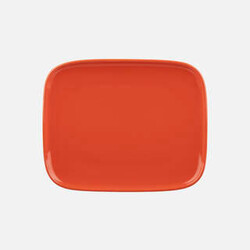 marimekko tiiliskivi plate 15x12 cm. orange