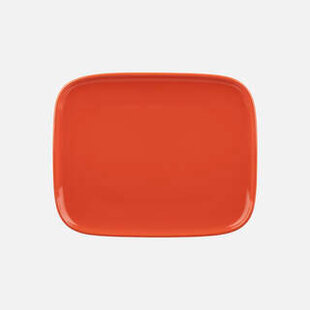 marimekko tiiliskivi plate 15x12 cm. orange