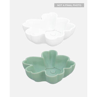 marimekko unikko shape bowl 11 cm. 2st wit-groen