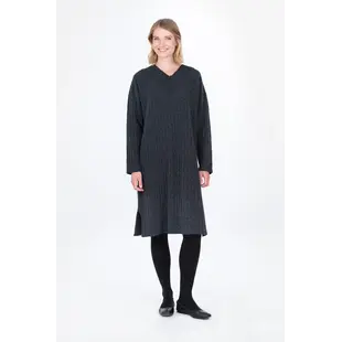 Ritva Falla Kanjoni jurk gebreid wol- cashmier grijs M