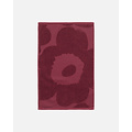 Marimekko marimekko unikko solid guest towel dark red 32x50 cm