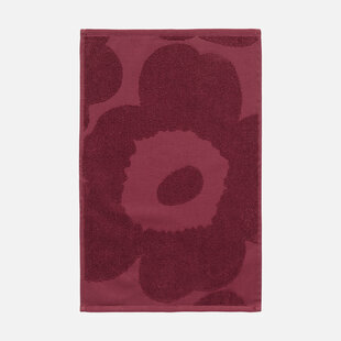 marimekko Unikko solid guest towel 32x50 cm