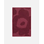 Marimekko marimekko unikko solid guest towel dark red 32x50 cm