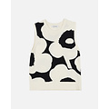 Marimekko marimekko Pioneeri Unikko knitted cotton vest zwart/wit L