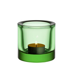 iittala kivi teal. candleh. 60 mm apple green