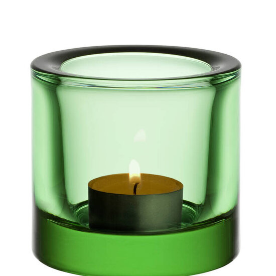 Iittala iittala kivi teal. candleh. 60 mm apple green