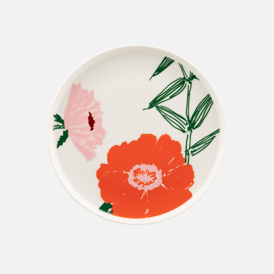 Marimekko marimekko Oiva / Puutarhakutsut plate 20 cm