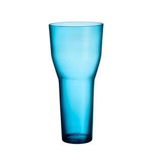 iittala solare vase tall 120x260mm electric blue