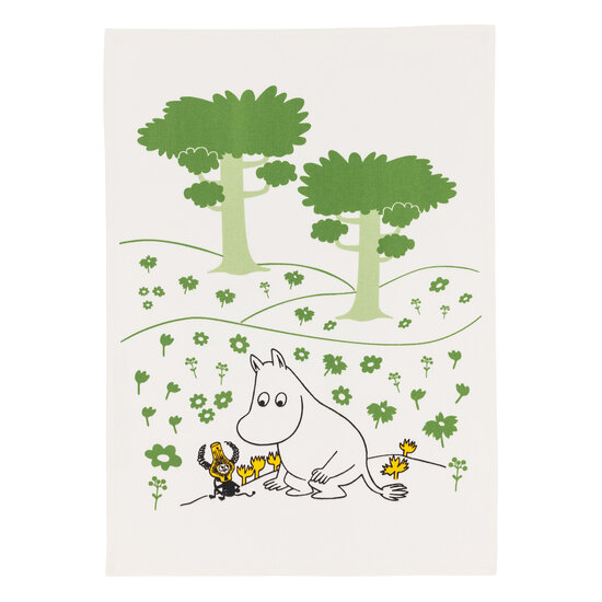 Moomin arabia moomin tea towel 50x70cm moomintroll gots