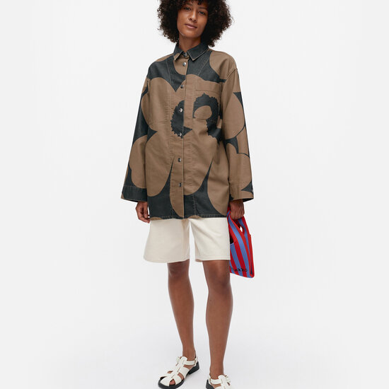 Marimekko marimekko Abstraktio Unikko cotton shirt 42