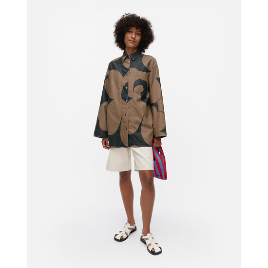 Marimekko marimekko Abstraktio Unikko cotton shirt 42