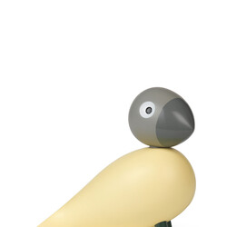 kay bojesen year bird bella cream/grey 12.5 cm