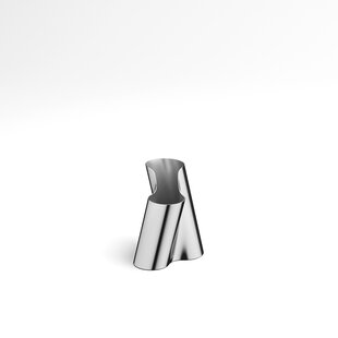 georg jensen lituus vase stainless steel mirror medium