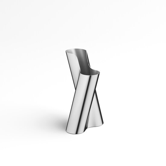 Georg Jensen georg jensen lituus vase stainless steel mirror large