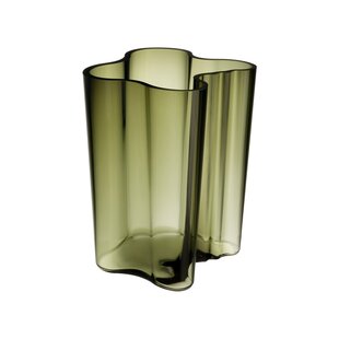 iittala aalto vase 181 mm mossgreen