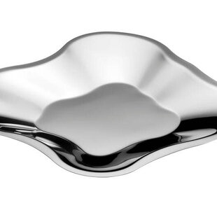 iittala aalto bowl 358x60mm stainless steel