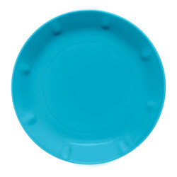 iittala solare plate 27 cm  electric blue