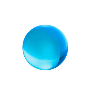 iittala solare glass sphere electric blue 5 cm