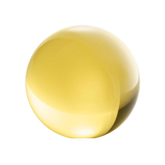 Iittala iittala solare glass sphere fireyellow 8 cm