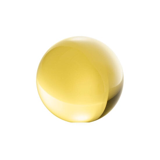 Iittala iittala solare glass sphere fireyellow 8 cm