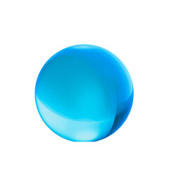 iittala solare glass sphere electric blue 8 cm