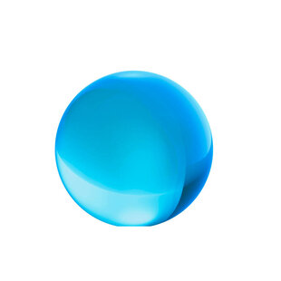iittala solare glass sphere electric blue 8 cm