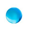 Iittala iittala solare glass sphere electric blue 8 cm