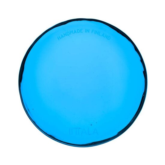 Iittala iittala solare glass platter electric blue 9cm