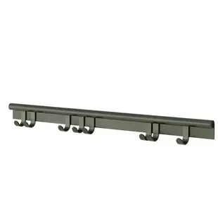 muuto coil coat rack dark green 100 cm.