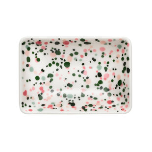 Iittala OTC A7 plate 7x10 cm Helle pink-green