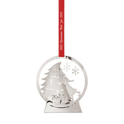 georg jensen 2025 Christmas Mobile snow globe silver
