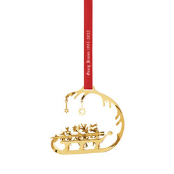 georg jensen 1995/2025 Christmas Mobile sleigh gold