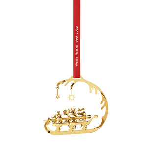 georg jensen 1995/2025 Christmas Mobile sleigh goud